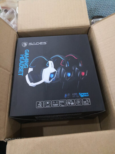 赛德斯（Sades）SA908 头戴式物理7.1声道游戏耳机 台式电脑USB电竞耳麦 震动游戏耳机 绝地求生吃鸡耳机 晒单图